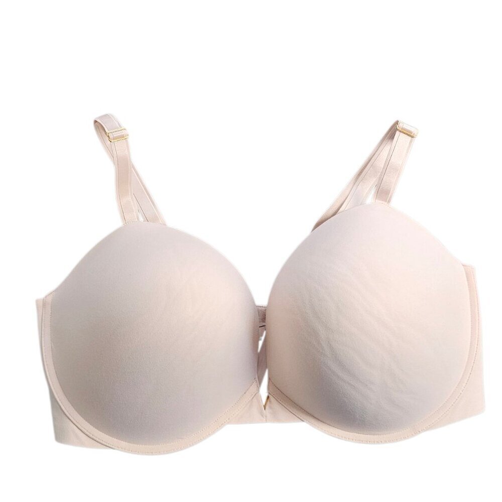 Victoria's Secret Push Up Bra, Pale Pink, Plus Size, Large Cup, Size 42DDD
